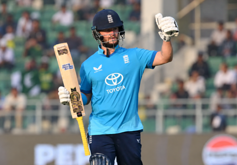 England cricketer at Gaddafi Stadium