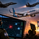 Flydubai aircraft approaching Israeli airspace during the reported FZ 1073 cockpit emergency.