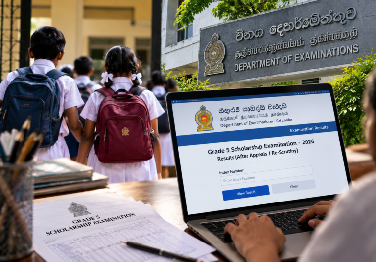 Grade 5 Scholarship Results Check