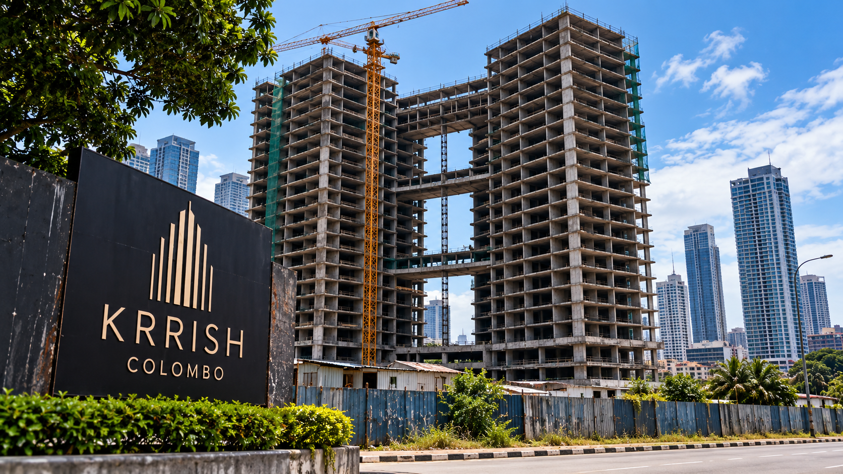 Unfinished Krrish development in Colombo linked to corruption and bribery allegations