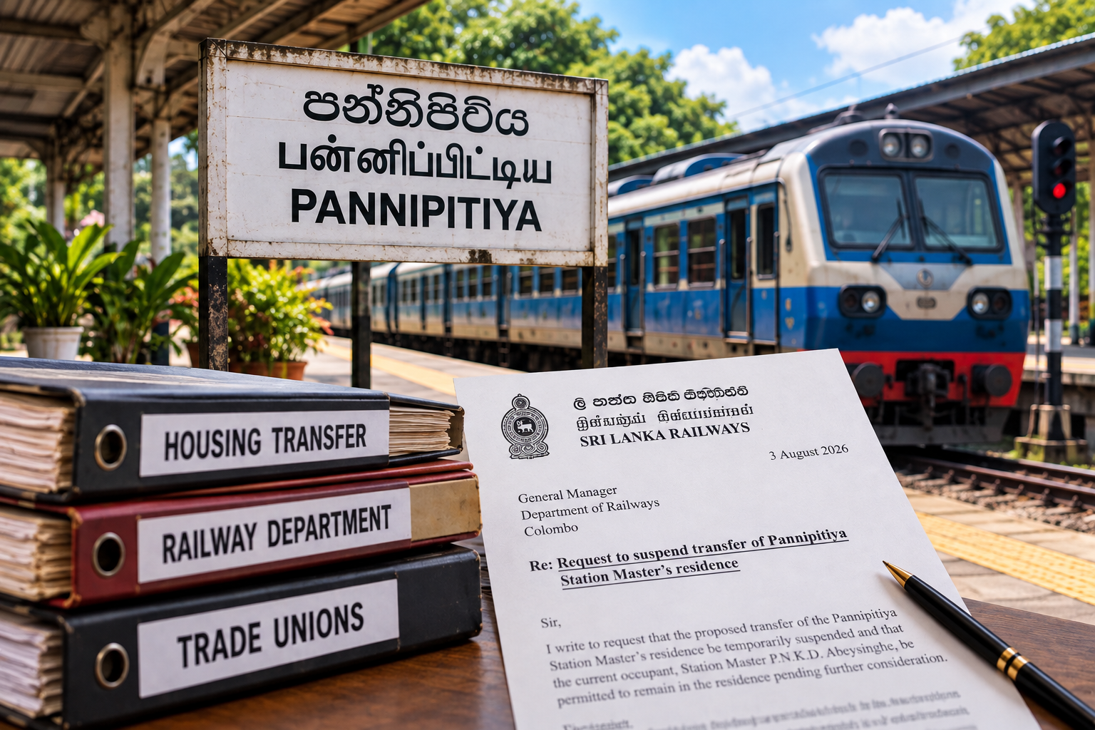 Pannipitiya Railway Bureaucracy Files