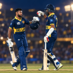 Sri Lanka celebrates its record ODI chase of 430 against England at Rawalpindi Cricket Stadium on October 22, 2026.